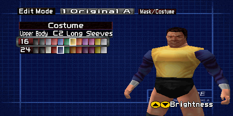 Screenshot of the color selection process.